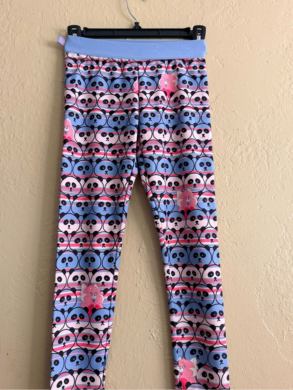Disney Pink & Blue Panda Print Leggings